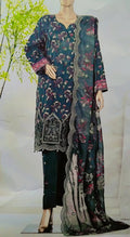 Twilight Garden Chikenkari 3 piece