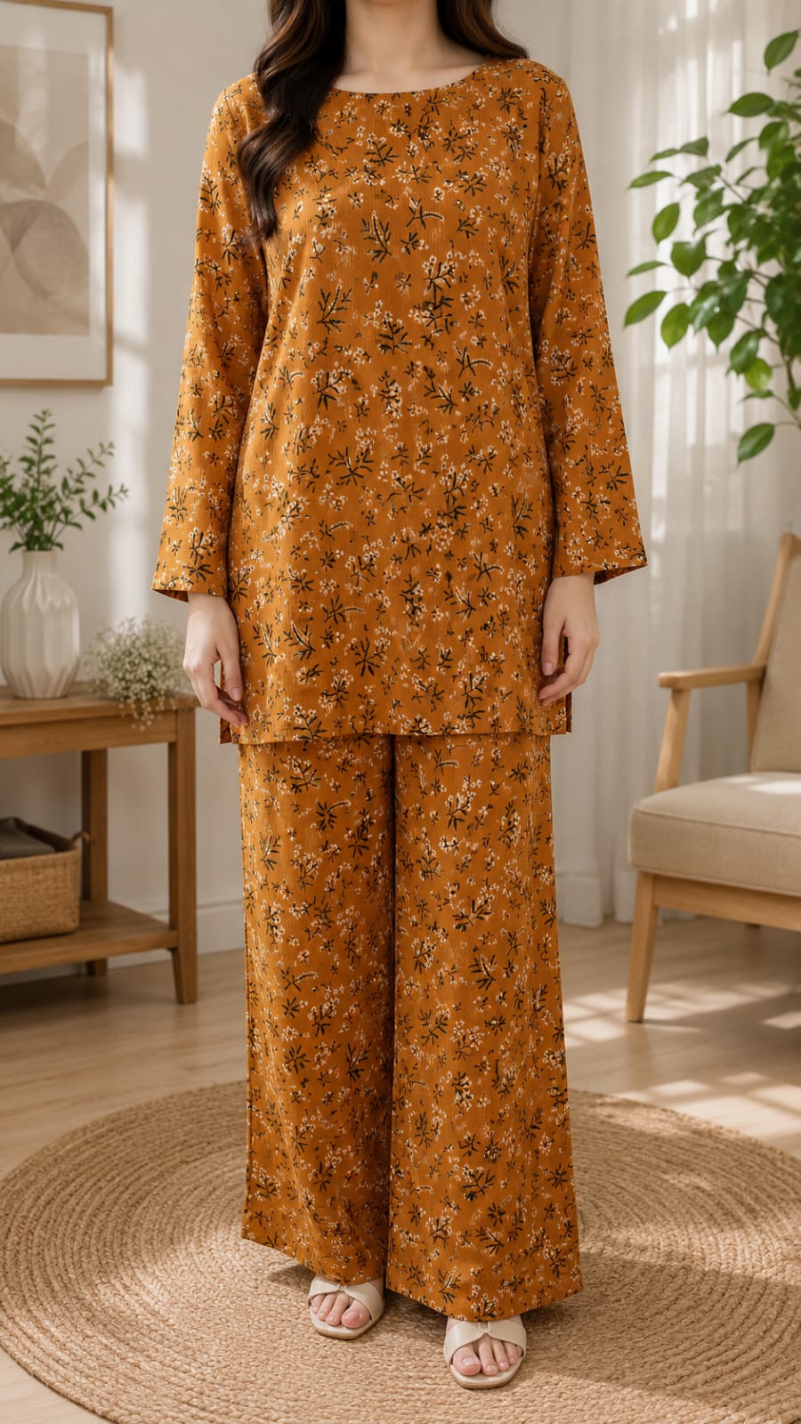 Mustard  Co-Ord set - Chic & timless
