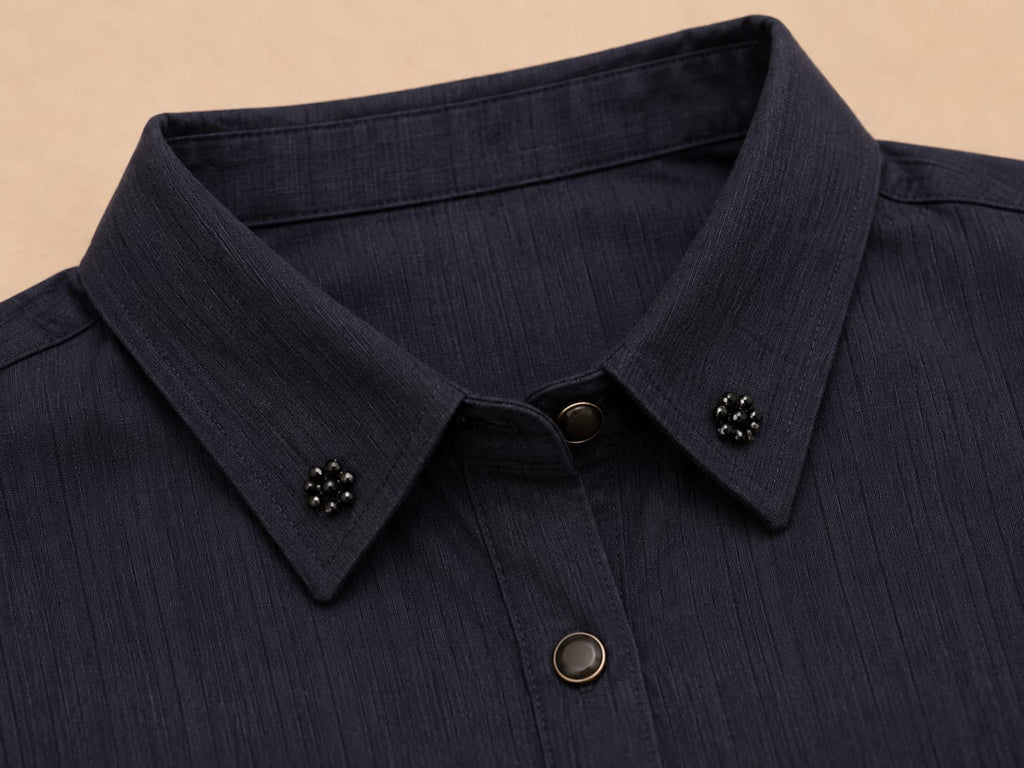 Velmorah Noir Collar shirt